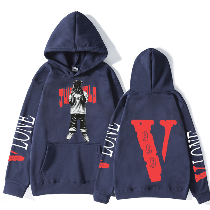 Women's hooded sweatshirt with artistic print and comfortable fit Lisslune