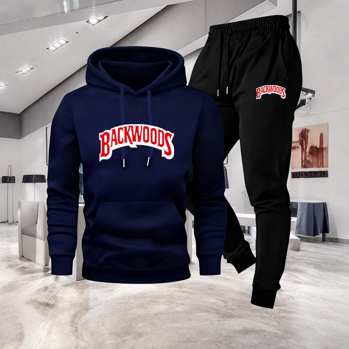Ladies' hooded tracksuit with stylistic logo application Lisslune