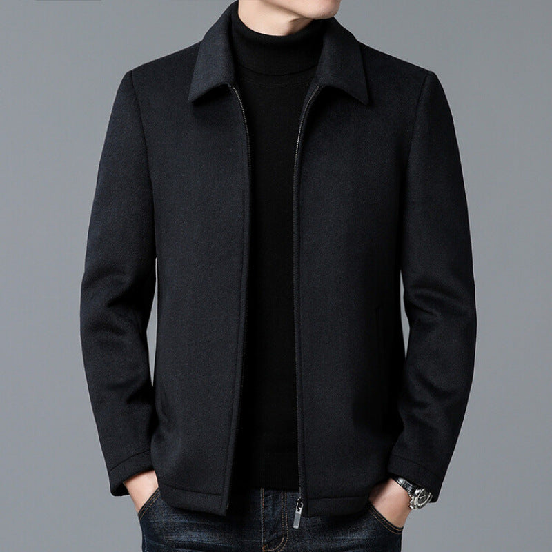 Men's Elegant Wool Jacket Lisslune