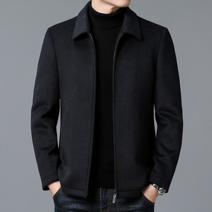 Men's Elegant Wool Jacket Lisslune