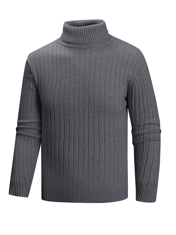 Men's Turtleneck Sweater made of high-quality fine knit Lisslune