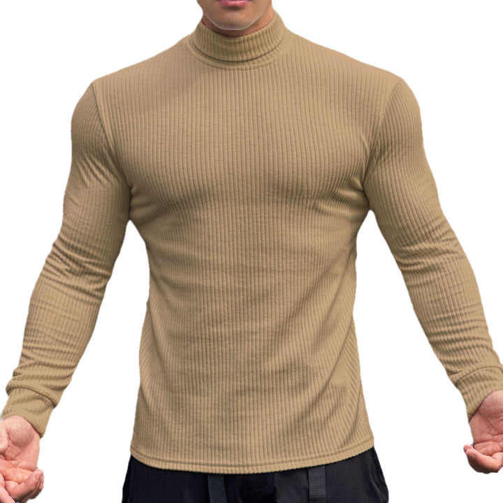 Men's elegant long-sleeve shirt with fashionable ribbed texture Lisslune