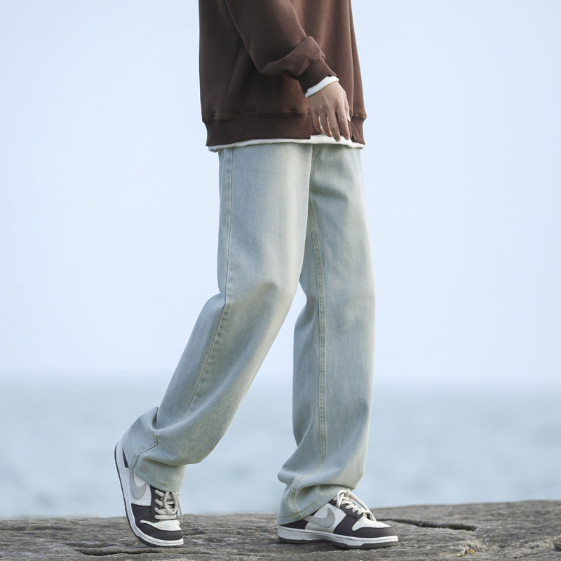 Men's Casual High-Waist Jeans In Vintage Style Lisslune