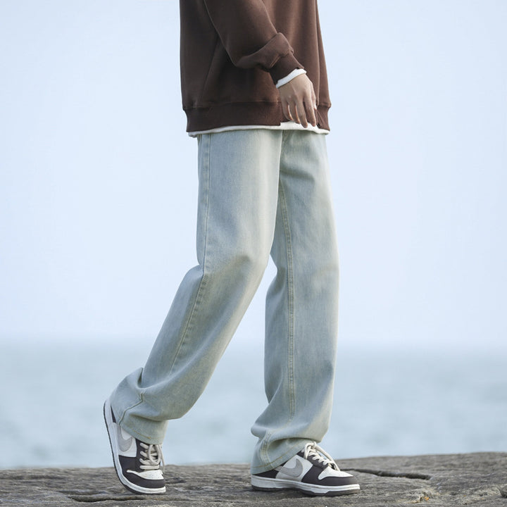 Men's Casual High-Waist Jeans In Vintage Style Lisslune