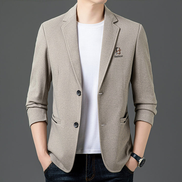 Men's Stylish Blazer Made Of Soft Wool Blend Lisslune