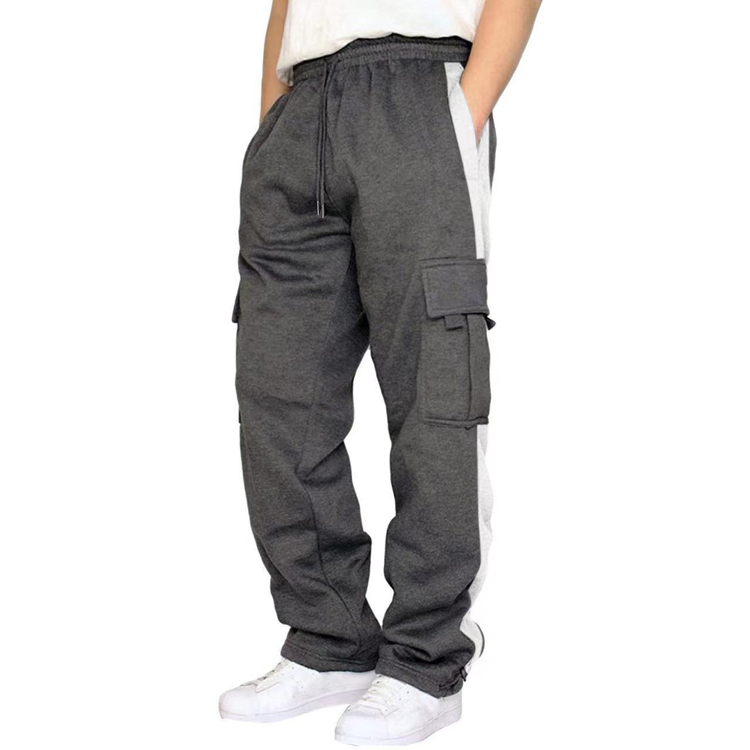 Men's cargo pants with practical side pockets and elastic waistband Lisslune