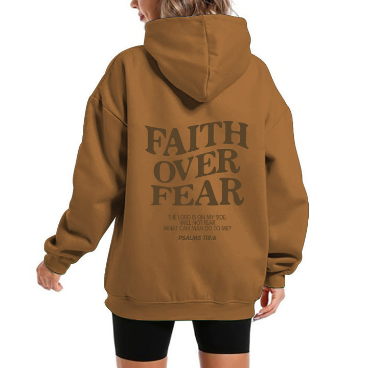 Women's hoodie with motivational lettering and comfortable fit Lisslune