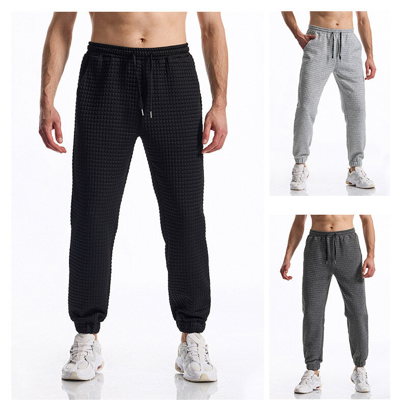 Men's jogging pants with textured surface Lisslune
