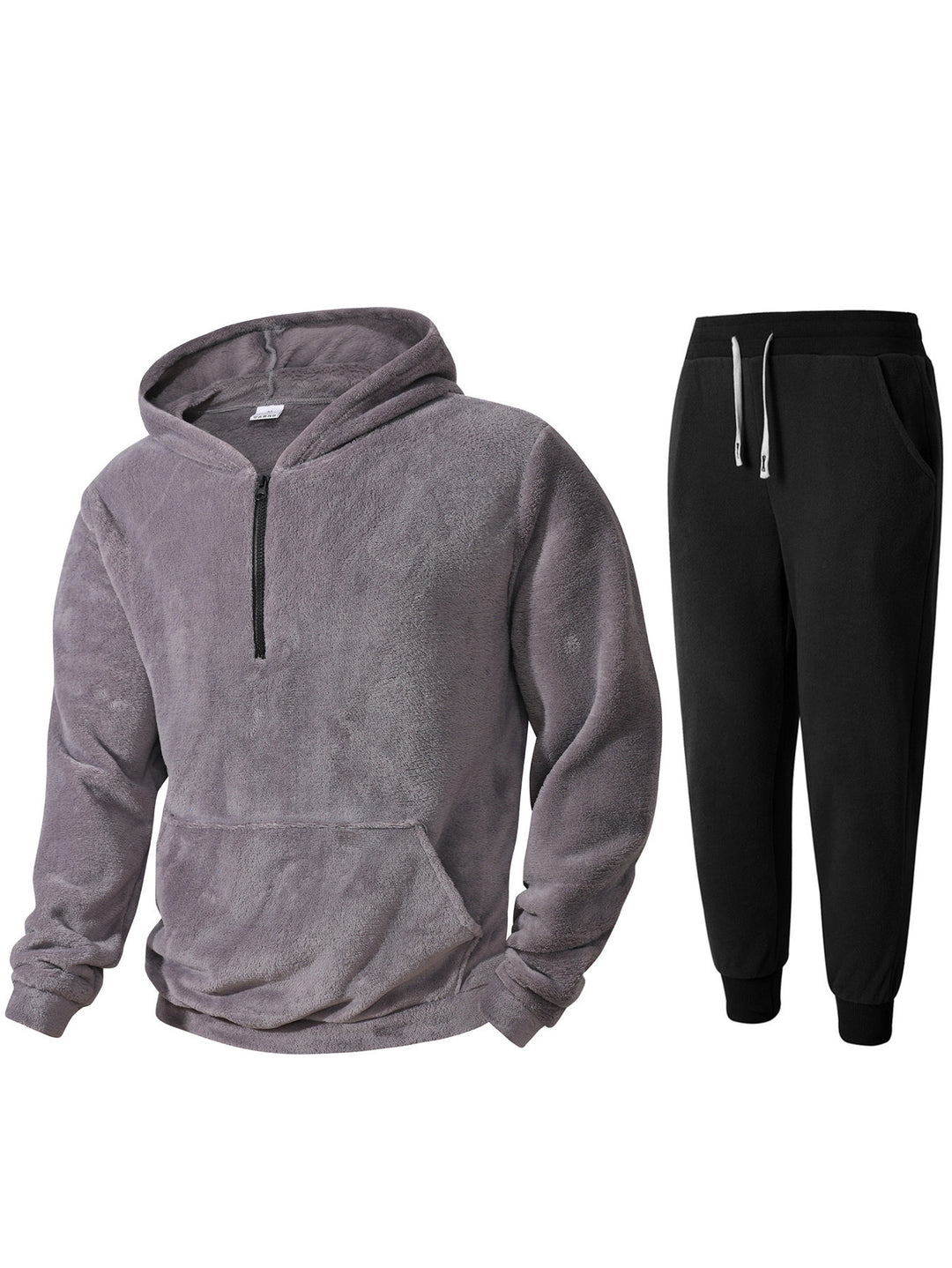Men's Cozy Fleece Hoodie and Sweatpants Set Lisslune