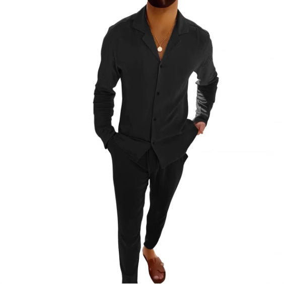 Men's Luxurious Pajama Set made of Breathable Material Lisslune