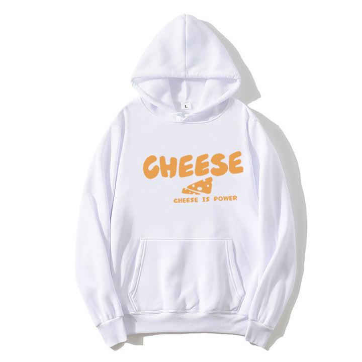 Women's hoodie with humorous cheese design Lisslune