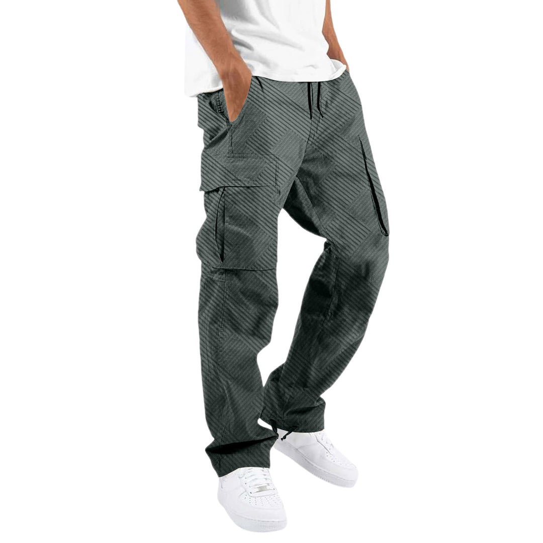 Men's fashionable cargo pants with ergonomic cut and practical side pockets Lisslune