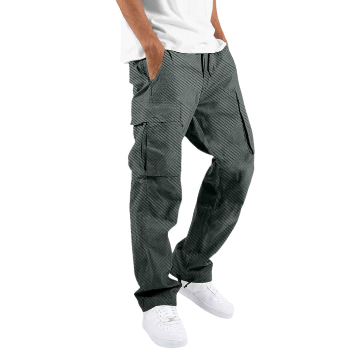 Men's fashionable cargo pants with ergonomic cut and practical side pockets Lisslune