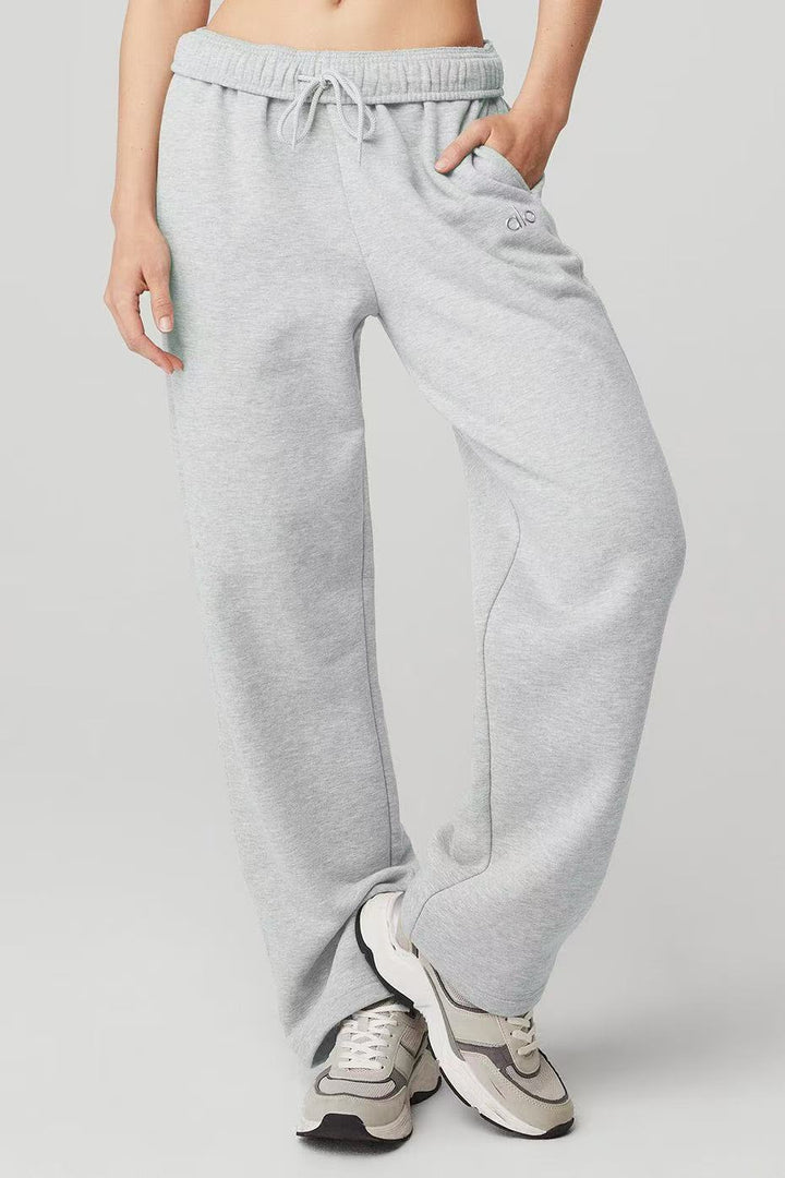 Women's relaxed leisure pants with soft fleece and practical pockets Lisslune