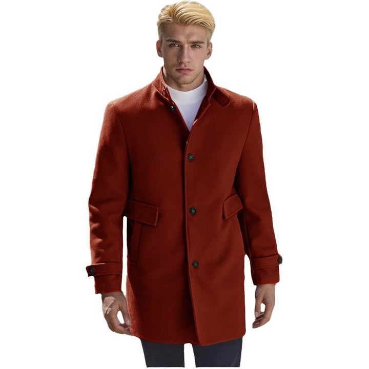 Men's elegant, fitted wool coat Lisslune