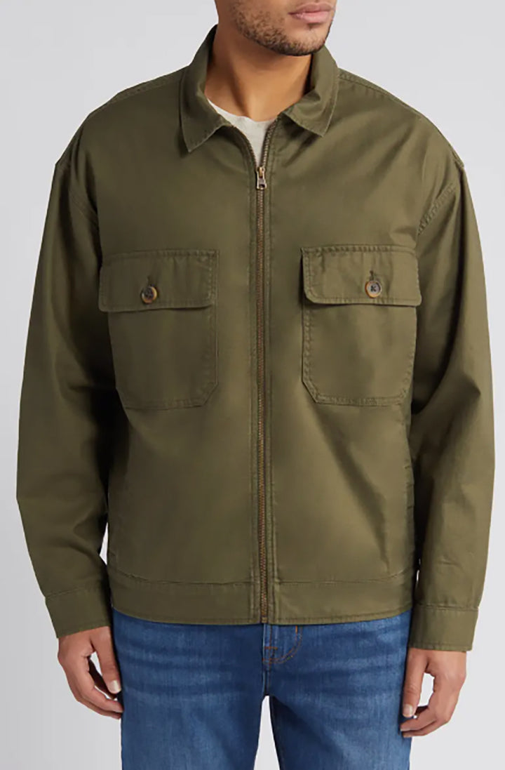 Men's casual transitional jacket with practical foldable pockets Lisslune