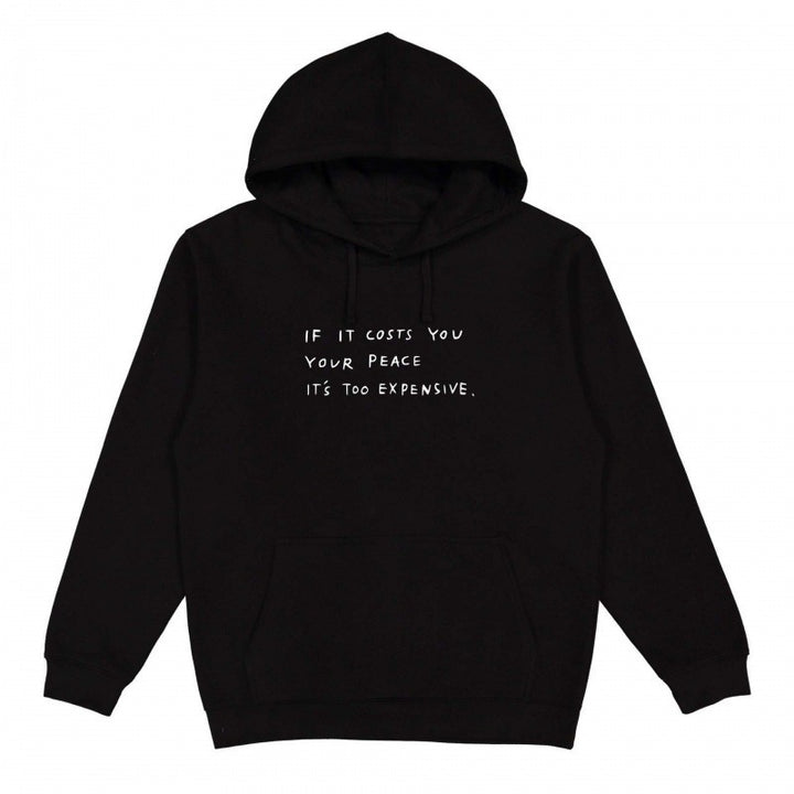 Women's hoodie with inspiring quote and comfortable fit Lisslune