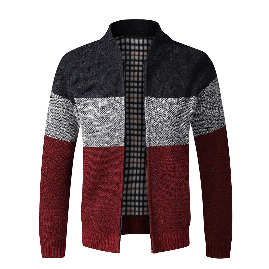 Men's sporty knitted cardigan with modern design Lisslune