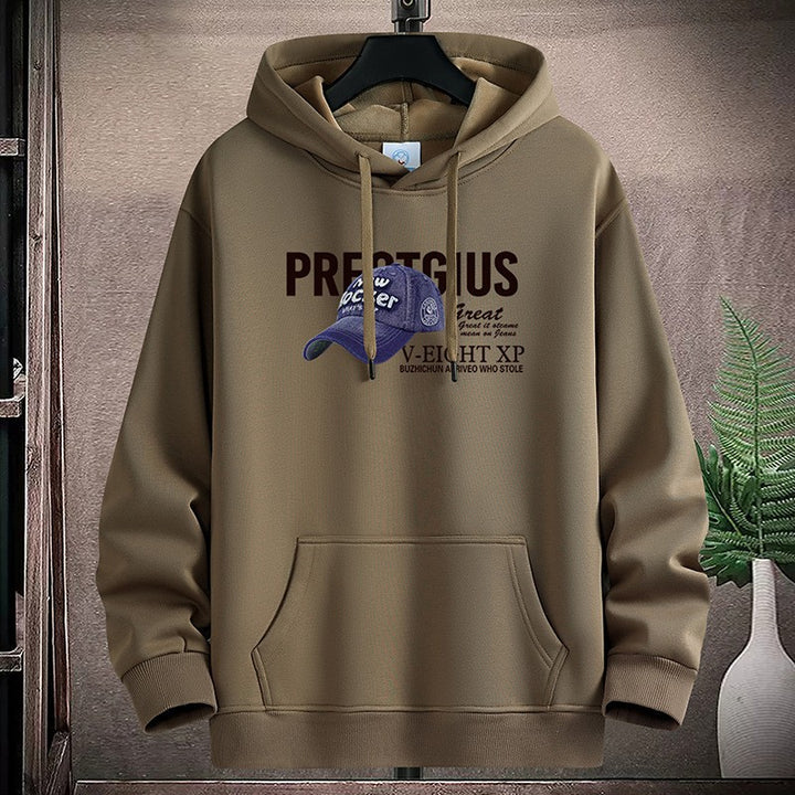 Women's Hooded Sweatshirt with Creative Graphic Design and Practical Kangaroo Pockets Lisslune
