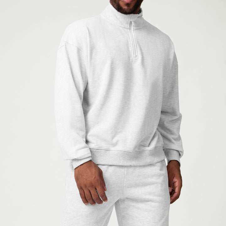 Men's Casual Sweater with Stand-Up Collar Lisslune