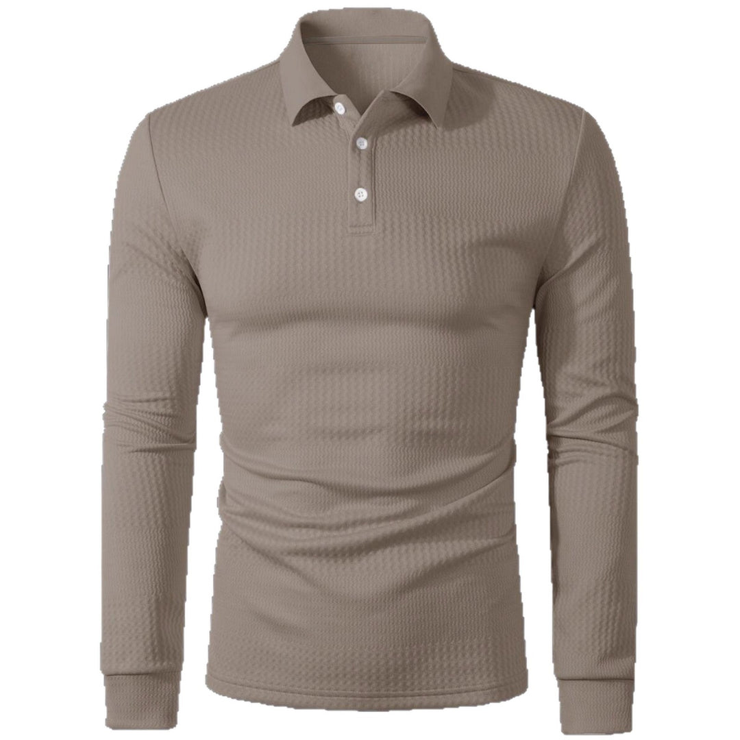 Men's Long Sleeve Polo Shirt Lisslune