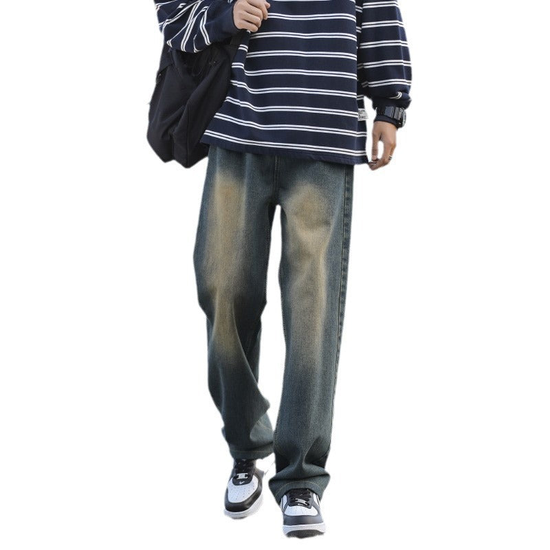 Men's Casual High-Waist Jeans In Vintage Style Lisslune