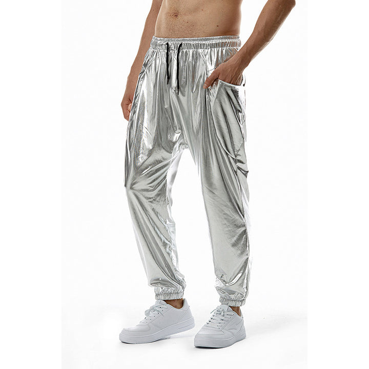 Men's stylish high-performance jogging pants made of shiny material Lisslune