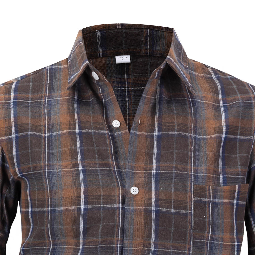 Men's checked shirt Lisslune