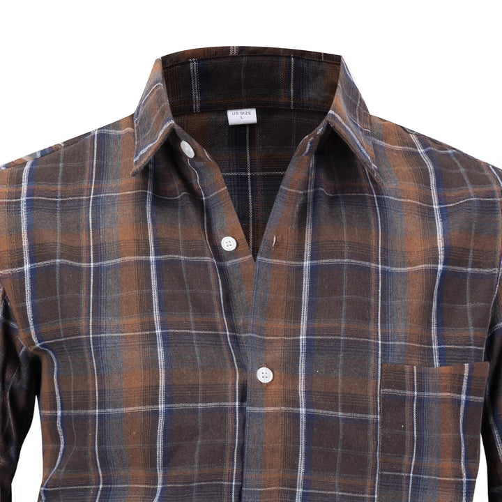 Men's checked shirt Lisslune
