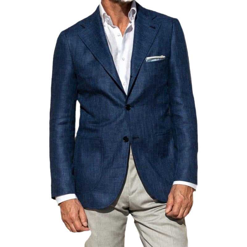 Men's lightweight summer jacket made of high-quality linen Lisslune