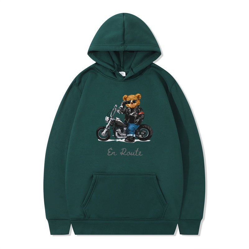 Women's hoodie with unique bear design and casual fit Lisslune