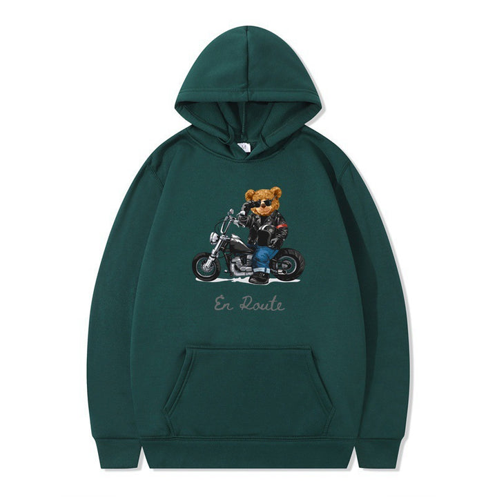 Women's hoodie with unique bear design and casual fit Lisslune