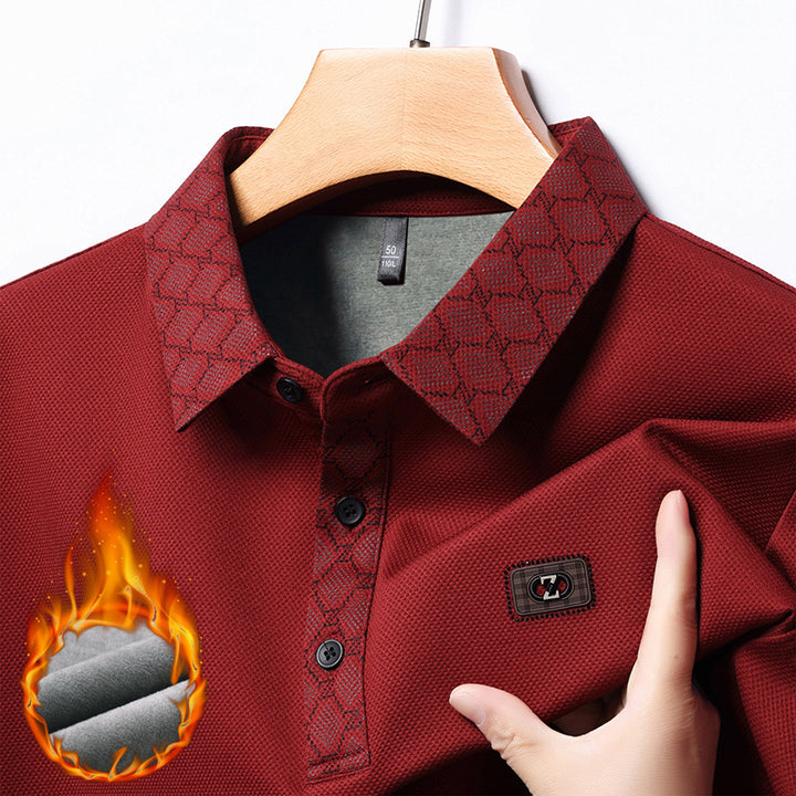 Men's geometric polo shirt Lisslune