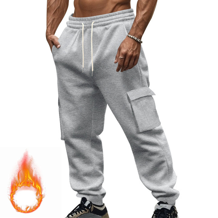 Men's cargo jogging pants with practical side pockets and adjustable drawstring Lisslune