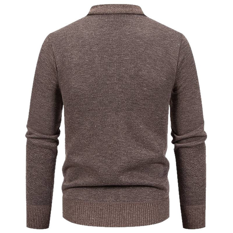 Men's cardigan with fashionable check pattern and practical buttons Lisslune