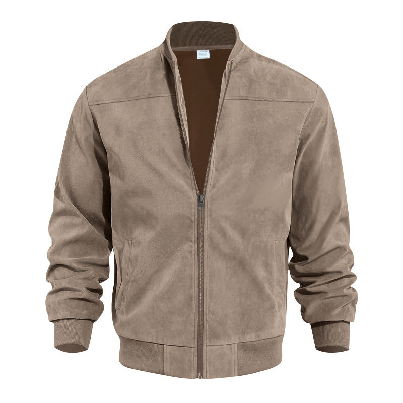 Men's fashionable and comfortable softshell jacket with high collar Lisslune