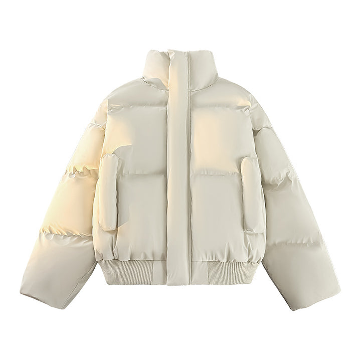 Men's Fashion Padded Jacket with High Collar and Practical Pockets Lisslune