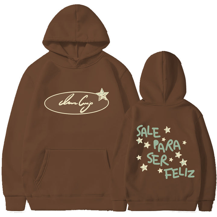 Women's hoodie sweatshirt with creative lettering and eye-catching design Lisslune
