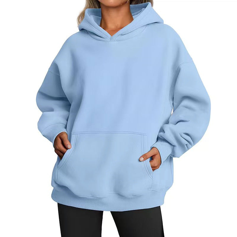 Women's oversized hoodie with practical kangaroo pockets and soft inner lining Lisslune