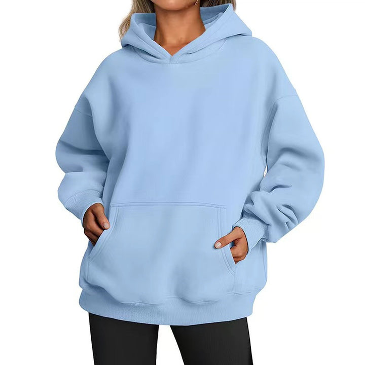 Women's oversized hoodie with practical kangaroo pockets and soft inner lining Lisslune