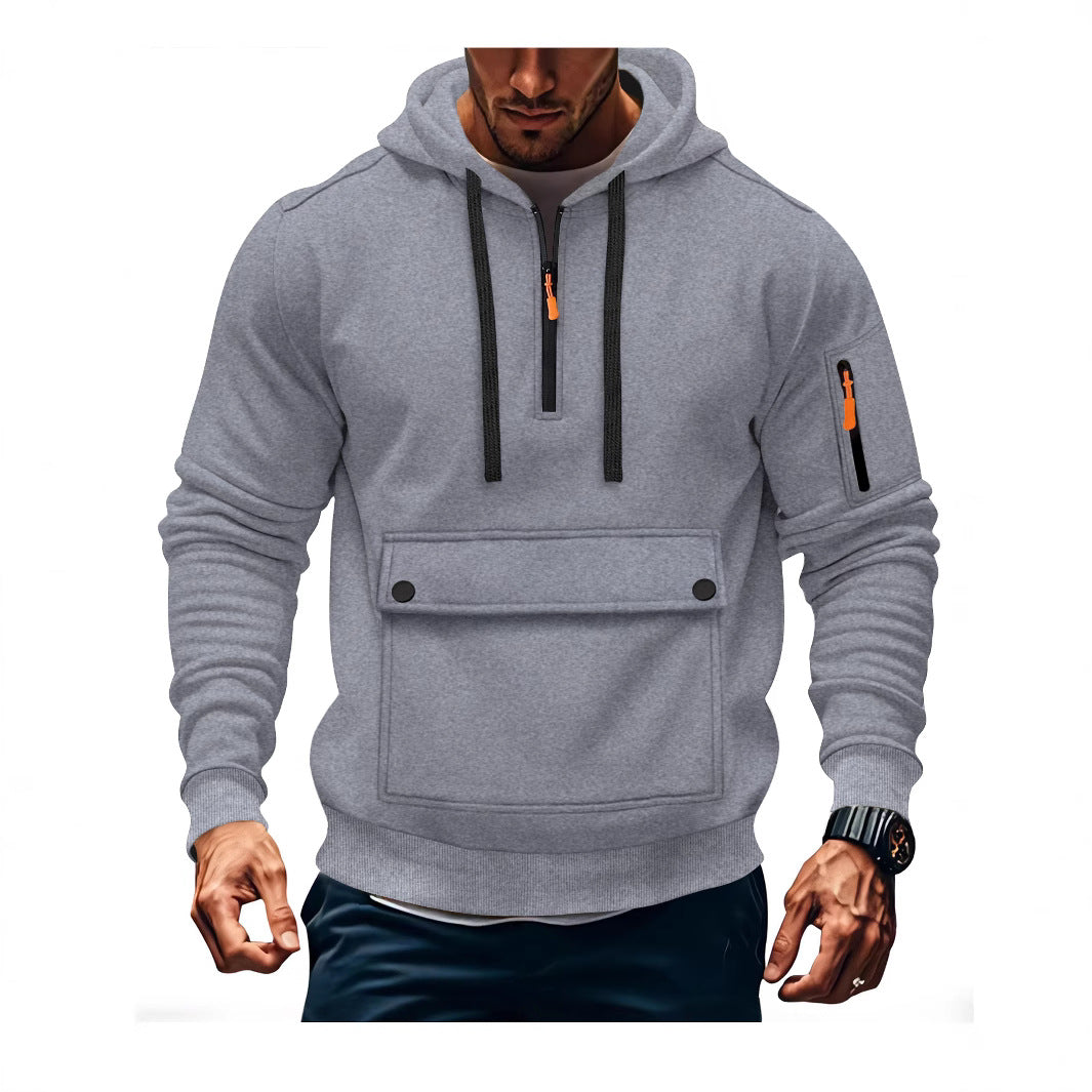 Men's casual hoodies with practical pockets Lisslune