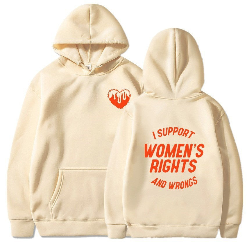 Women's hoodie with inspiring message design Lisslune