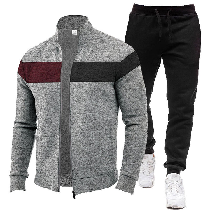 Men's Sporty Sweatshirt Set Lisslune