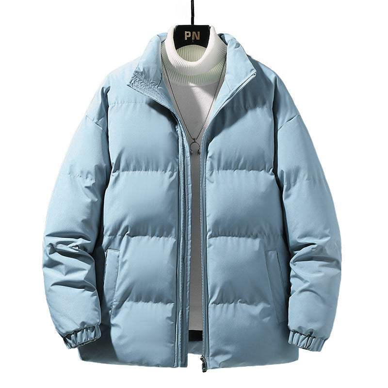 Men's quilted jacket with high collar and elastic cuffs Lisslune