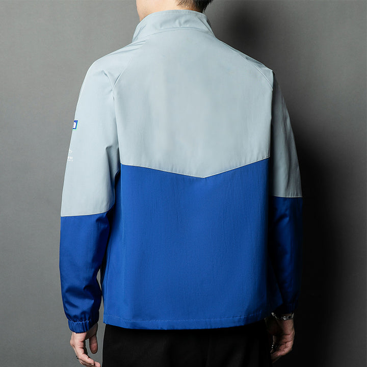 Men's sporty transitional jacket with elastic cuffs and reflective details Lisslune