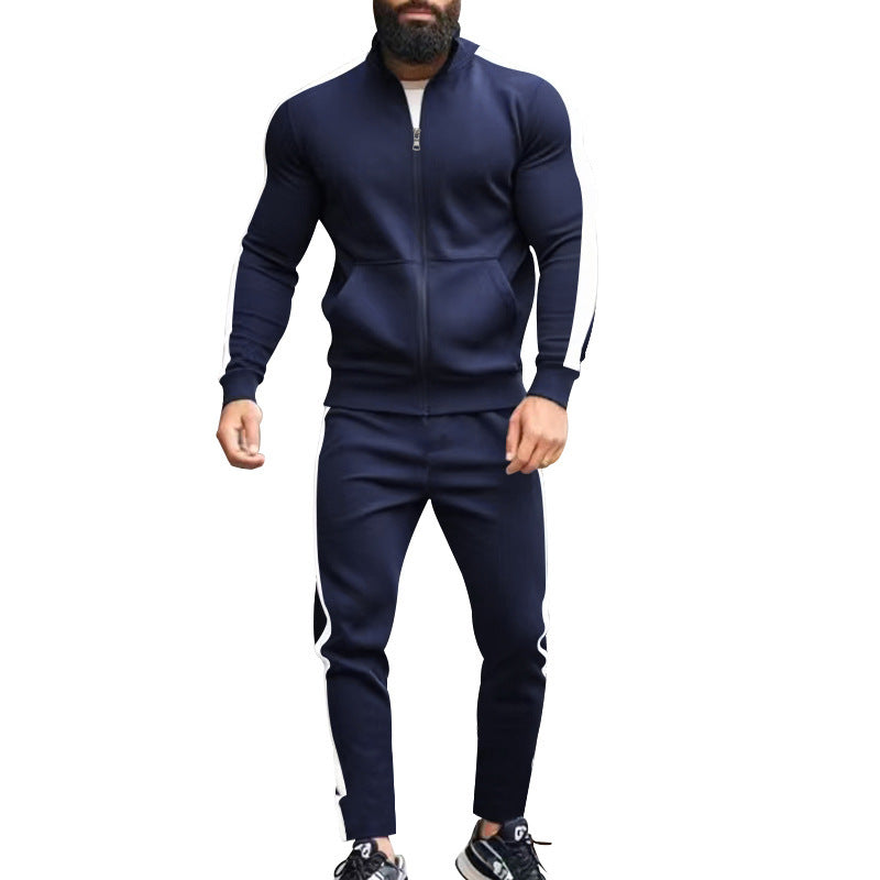 Men's sporty hoodie jacket and jogging pants set Lisslune