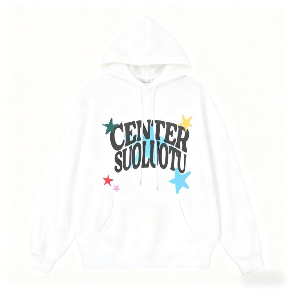 Women's hoodie with creative print Lisslune