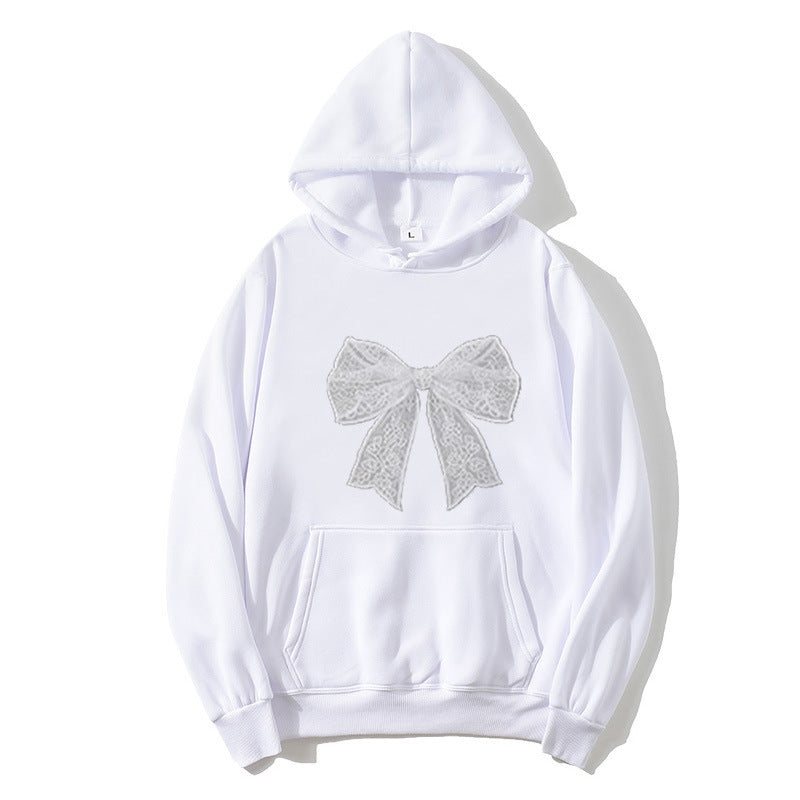 Ladies hoodie with elegant lace design Lisslune