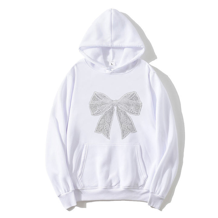 Ladies hoodie with elegant lace design Lisslune