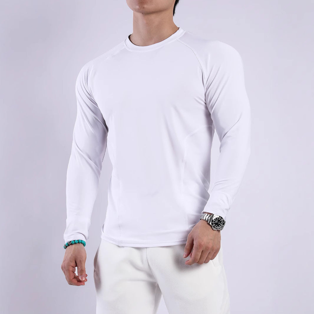 Men's Sports Long Sleeve Shirt made of breathable and moisture-regulating material Lisslune